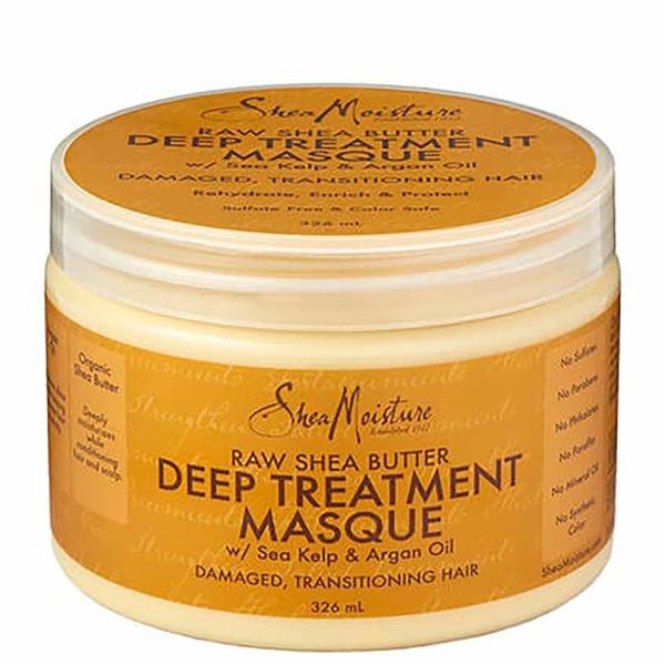 SheaMoisture Raw Shea Butter Deep Treatment Masque – Masque Hydratant Intensif au Beurre de Karité