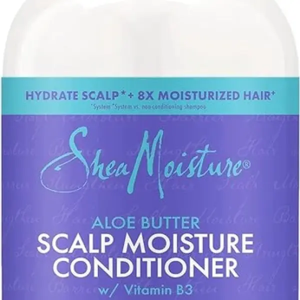 SheaMoisture Aloe Butter Scalp Moisture Conditioner – Après-Shampooing Hydratant pour le Cuir Chevelu