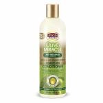 African Pride Olive Miracle Hair & Scalp Strengthening Leave-In Conditioner – Soin Sans Rinçage Fortifiant pour Cheveux & Cuir Chevelu