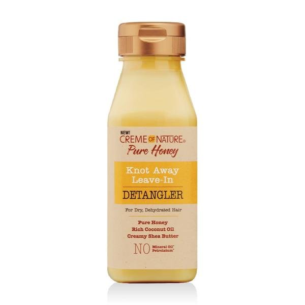 Crème of Nature Pure Honey Knot Away Leave-In Detangler – Soin Sans Rinçage Démêlant au Miel
