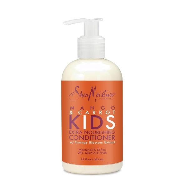 SheaMoisture Mango & Carrot Kids Extra-Nourishing Conditioner – Après-Shampooing Nourrissant pour Enfants