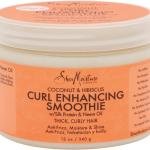SheaMoisture Coconut & Hibiscus Curl Enhancing Smoothie – Crème Définissante pour Boucles 240 g