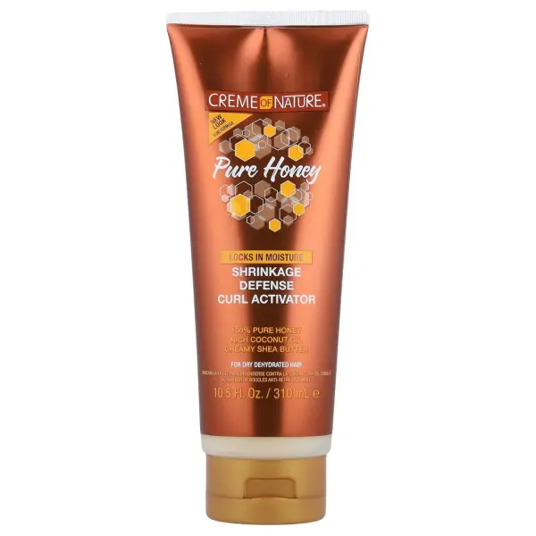 Crème of Nature Pure Honey Shrinkage Defense Curl Activator – Activateur de Boucles Anti-Rétrécissement