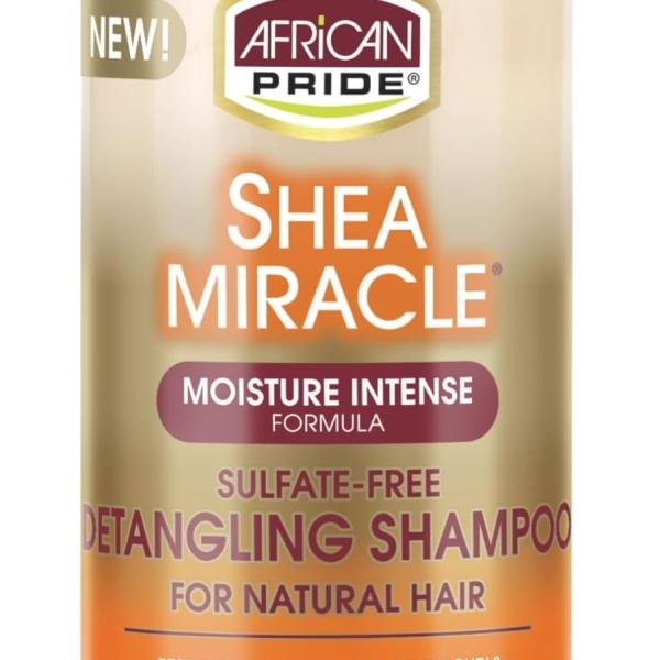 African Pride Shea Miracle Detangling Shampoo – Shampooing Démêlant & Hydratant