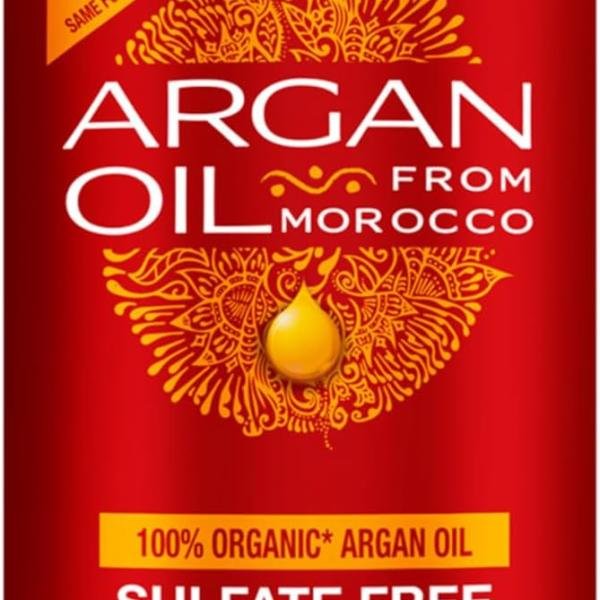 Crème of Nature Argan Sulfate Free Moisture & Shine Shampoo – Shampooing Sans Sulfates Hydratant & Brillance à l’Huile d’Argan