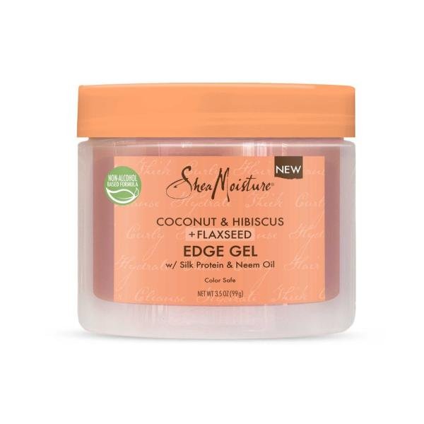 SheaMoisture Coconut & Hibiscus + Flaxseed Edge Gel – Gel Fixant & Lissant pour les Contours