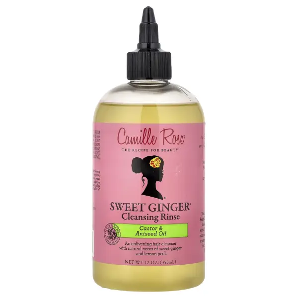 Camille Rose Sweet Ginger Cleansing Rinse – Shampooing Nettoyant Doux au Gingembre, Ricin & Anis