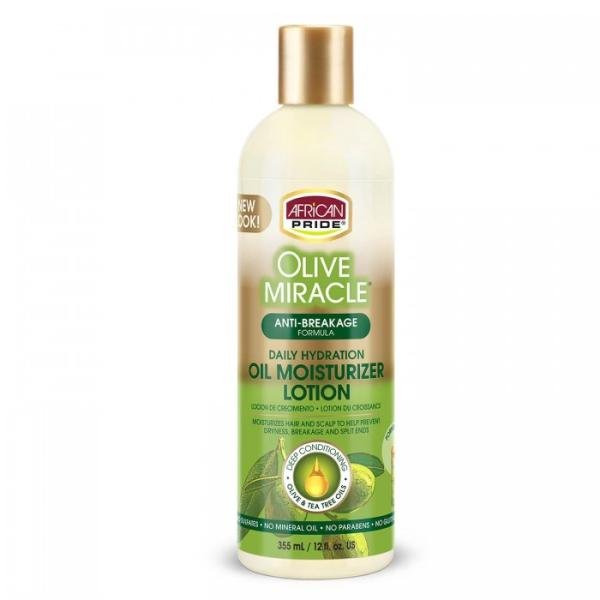 African Pride Olive Miracle Oil Moisturizer Lotion – Lotion Hydratante & Nourrissante