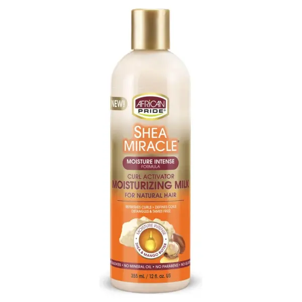 African Pride Shea Miracle Moisturizing Milk – Lait Capillaire Hydratant & Nourrissant