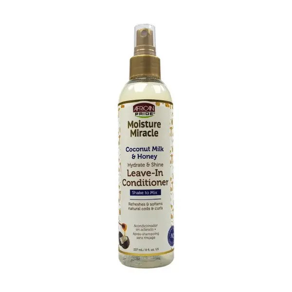 African Pride Coconut Milk & Honey Leave-In Conditioner – Soin Sans Rinçage Hydratant & Nourrissant