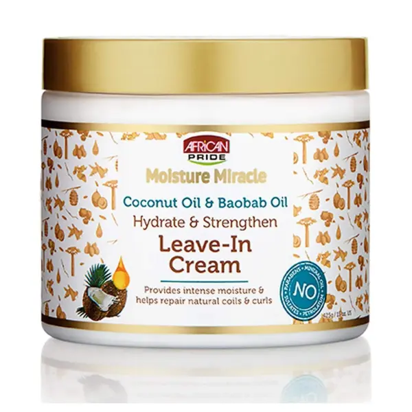 African Pride Leave-In Cream – Soin Sans Rinçage Hydratant & Nourrissant