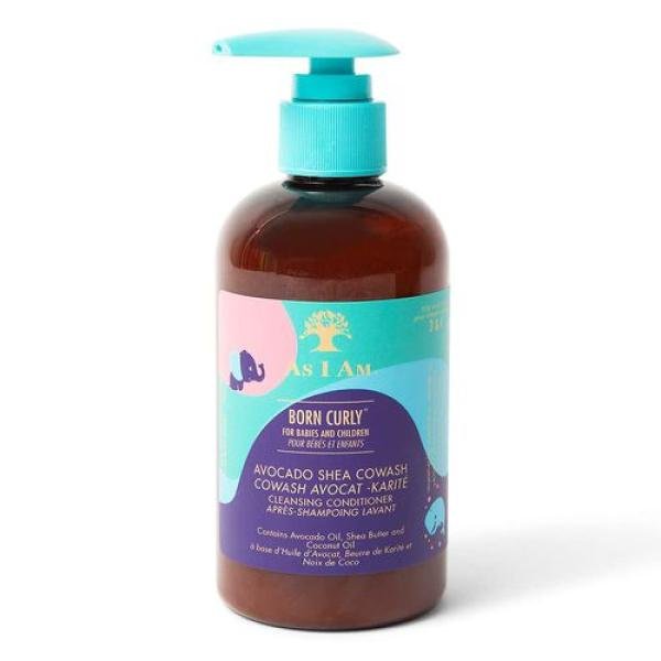 As I Am Born Curly Shampooing Doux à l'Aloe Vera pour Bébés et Enfants – Aloe Shampoo