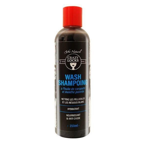 Afro Naturel Crazy Locks Wash Shampooing – Shampooing Nettoyant pour Locks