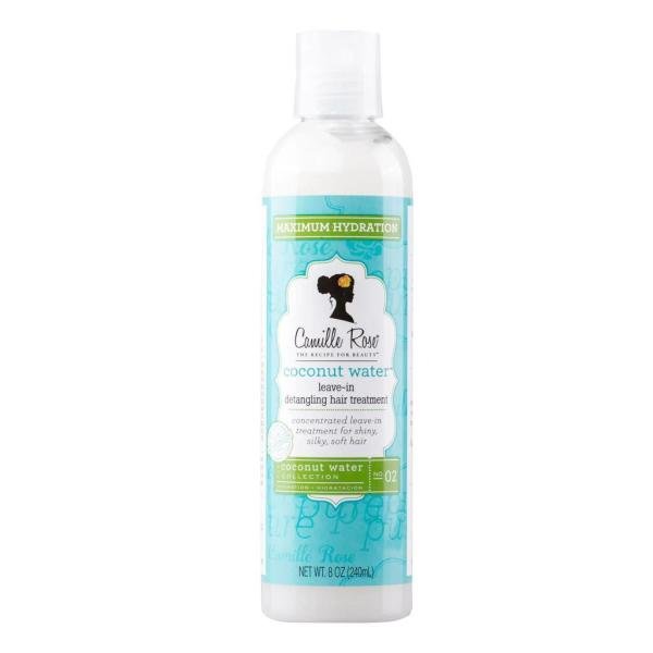 Camille Rose Coconut Water Leave-In Detangling Hair Treatment – Soin Démêlant Sans Rinçage