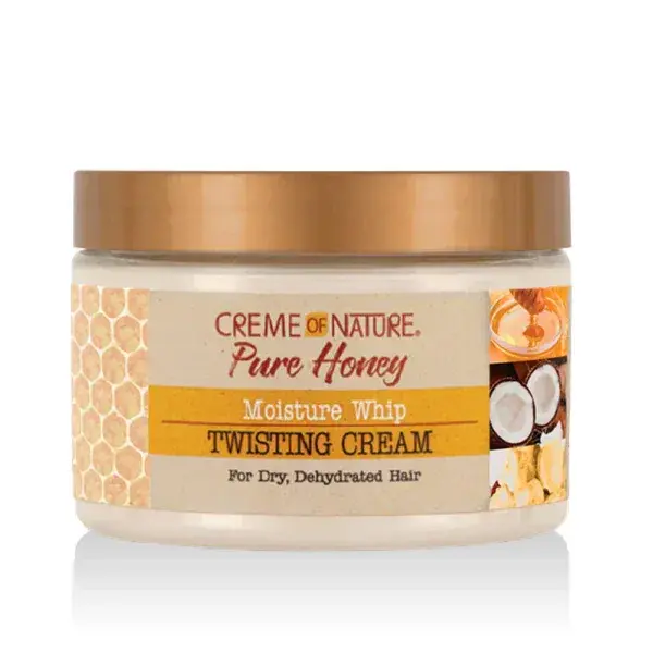 Crème of Nature Pure Honey Moisture Whip Twisting Cream – Crème Hydratante pour Twists