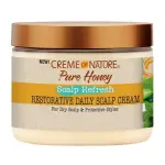 Crème of Nature Pure Honey Scalp Refresh Restorative Daily Scalp Cream – Crème Quotidienne Revitalisante pour le Cuir Chevelu