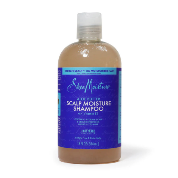 SheaMoisture Aloe Butter Scalp Moisture Shampoo – Shampooing Hydratant pour le Cuir Chevelu