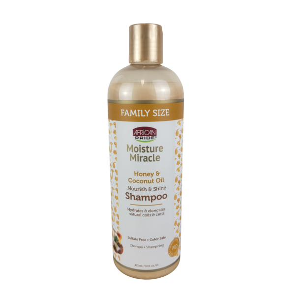 African Pride Honey, Chocolate & Coconut Oil Shampoo – Shampooing Hydratant & Nourrissant