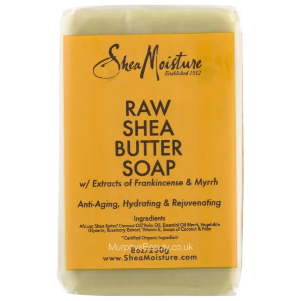 SheaMoisture Raw Shea Butter Soap – Savon Nourrissant au Beurre de Karité