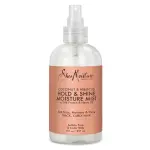 SheaMoisture Coconut & Hibiscus Hold & Shine Moisture Mist – Brume Hydratante, Brillance & Fixation
