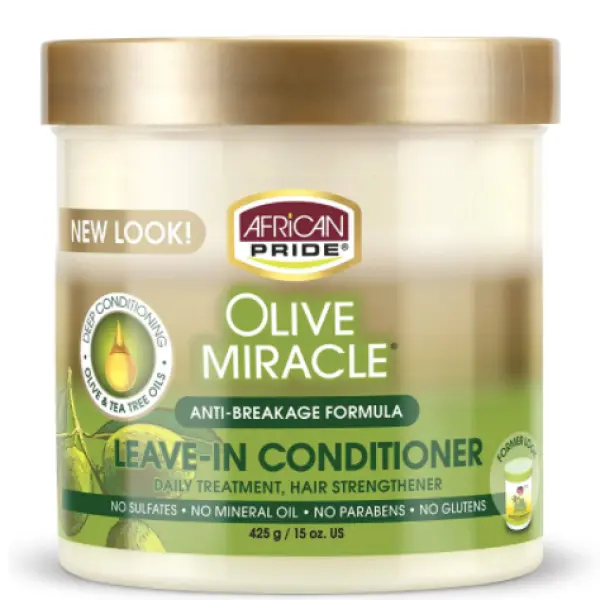 Après-Shampooing Sans Rinçage OLIVE MIRACLE 425g - AFRICAN PRIDE