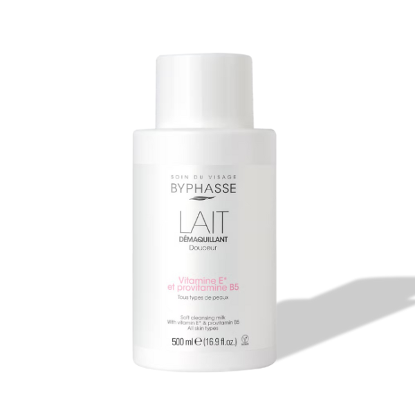 BYPHASSE LAIT DÉMAQUILLANT DOUCEUR VISAGE ET YEUX 500ML