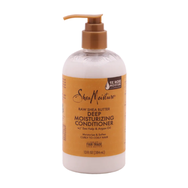 SheaMoisture Après-Shampoing Hydratant Profond au Beurre de Karité Brut – 384 ml