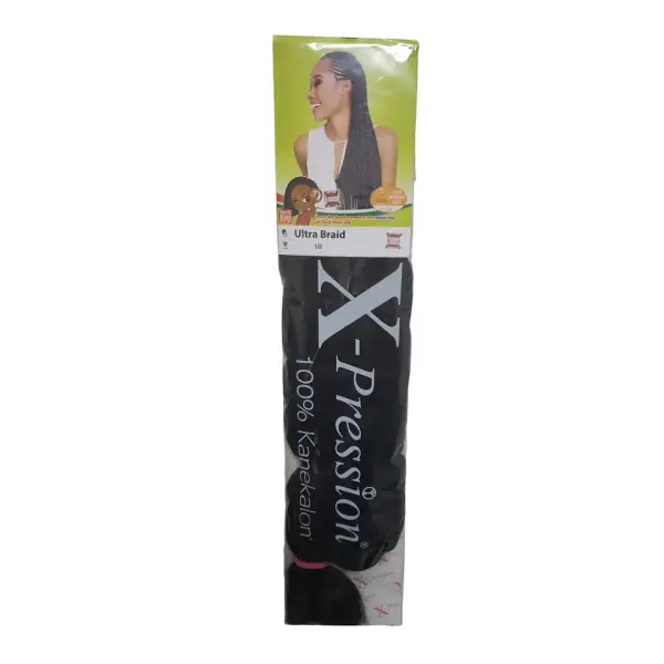 X-PRESSION Mèches Ultra Braid 1B