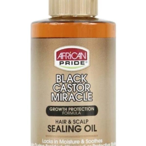 African Black Castor Miracle Hair & Scalp Sealing Oil – Huile Nourrissante & Scellante pour Cheveux et Cuir Chevelu